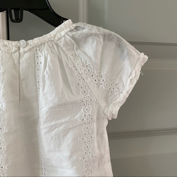 NWT Roller Rabbit Baby Girls Eyelet Cap Sleeve Top - Picture 5 of 5